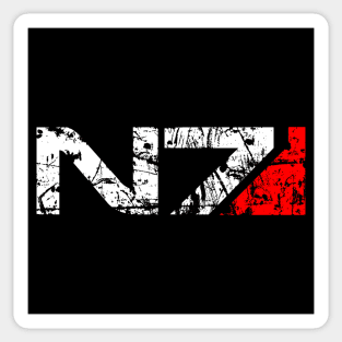 N7 - Grunge Sticker